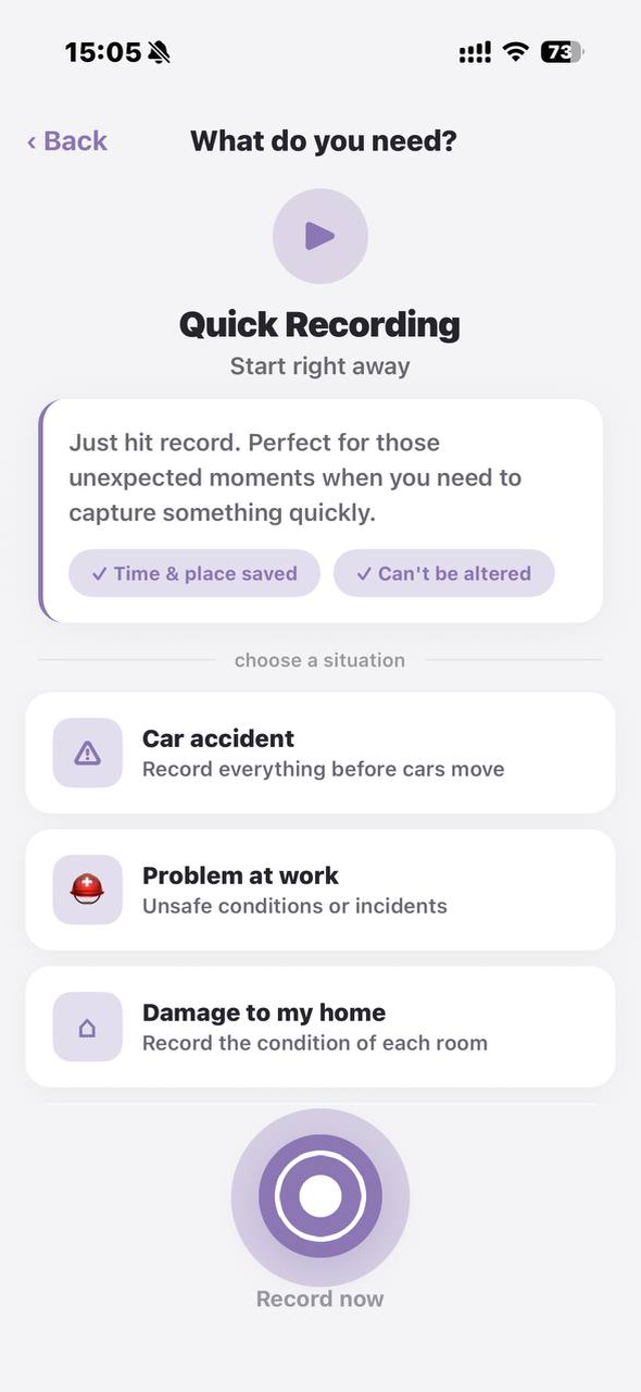 Pocket Proof template picker — light mode