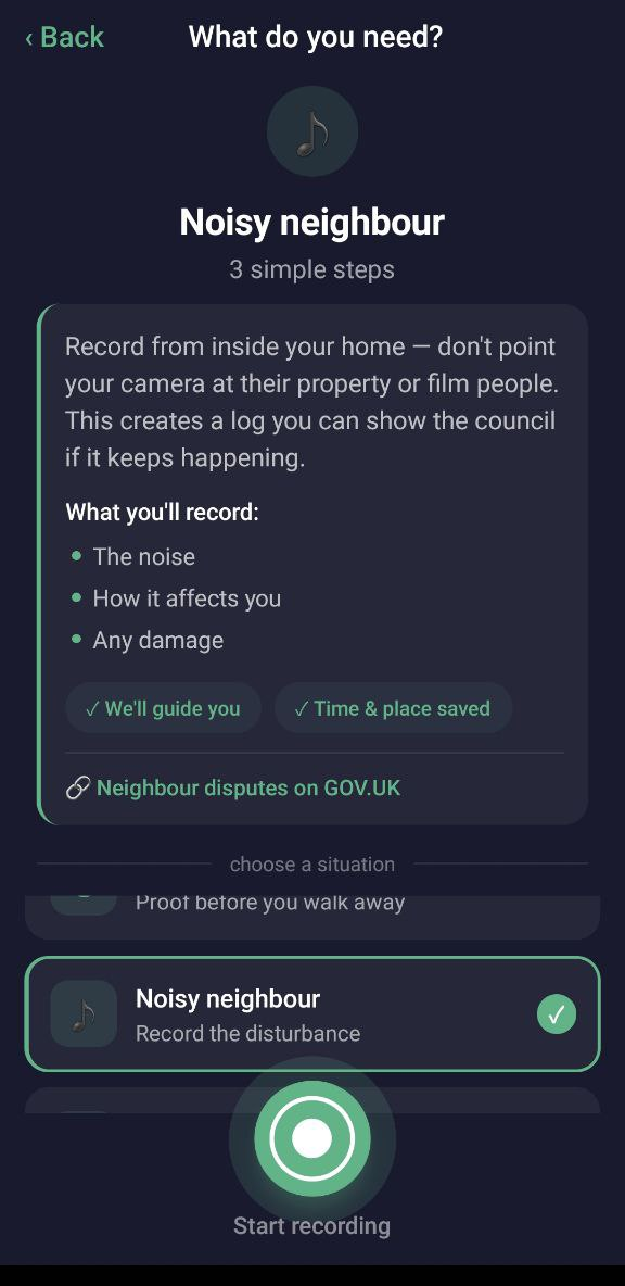 Pocket Proof noisy neighbour template